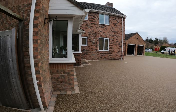 Woodhall Spa resin bound driveway