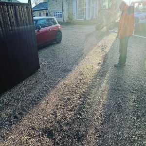 resin bound and block paved installation by StoneSet of Lincolnshire