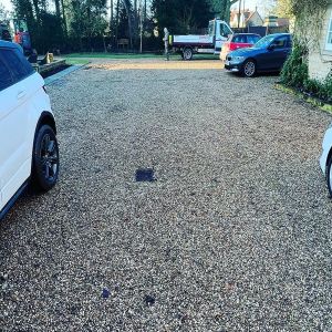 resin bound and block paved installation by StoneSet of Lincolnshire