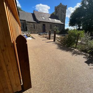 Saltfleetby resin bound and concrete edging